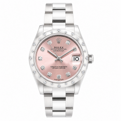Rolex Datejust Pink Dial 31MM 278344RBR Stainless Steel Watch